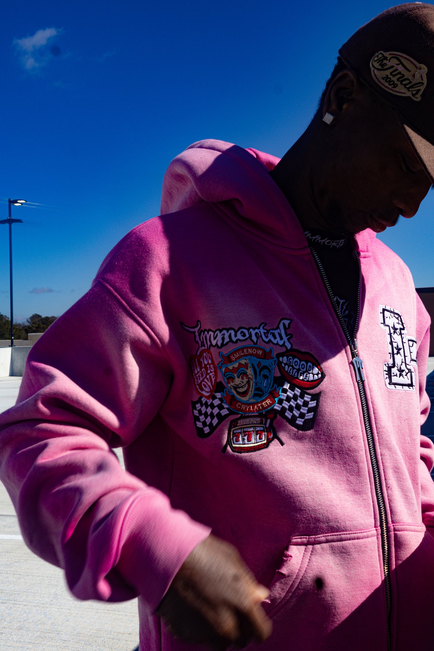 “Pink” Immortal Zip up