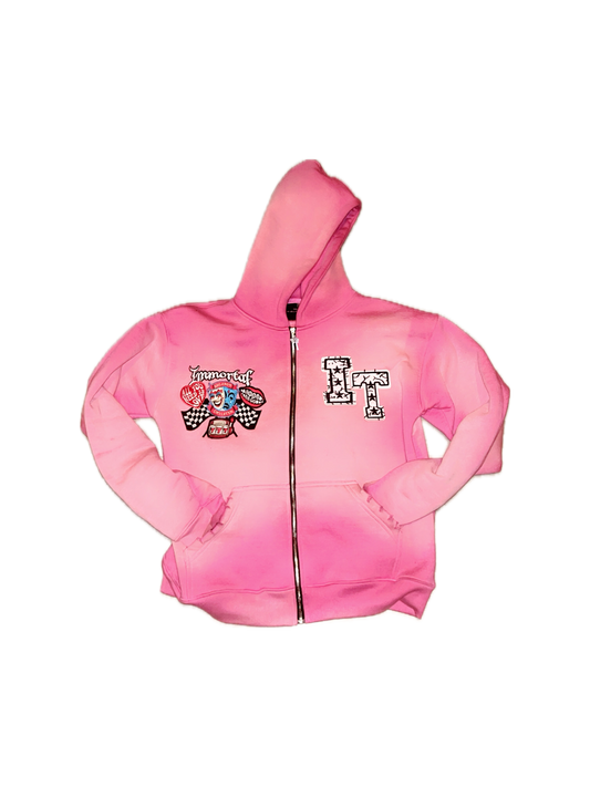 “Pink” Immortal Zip up